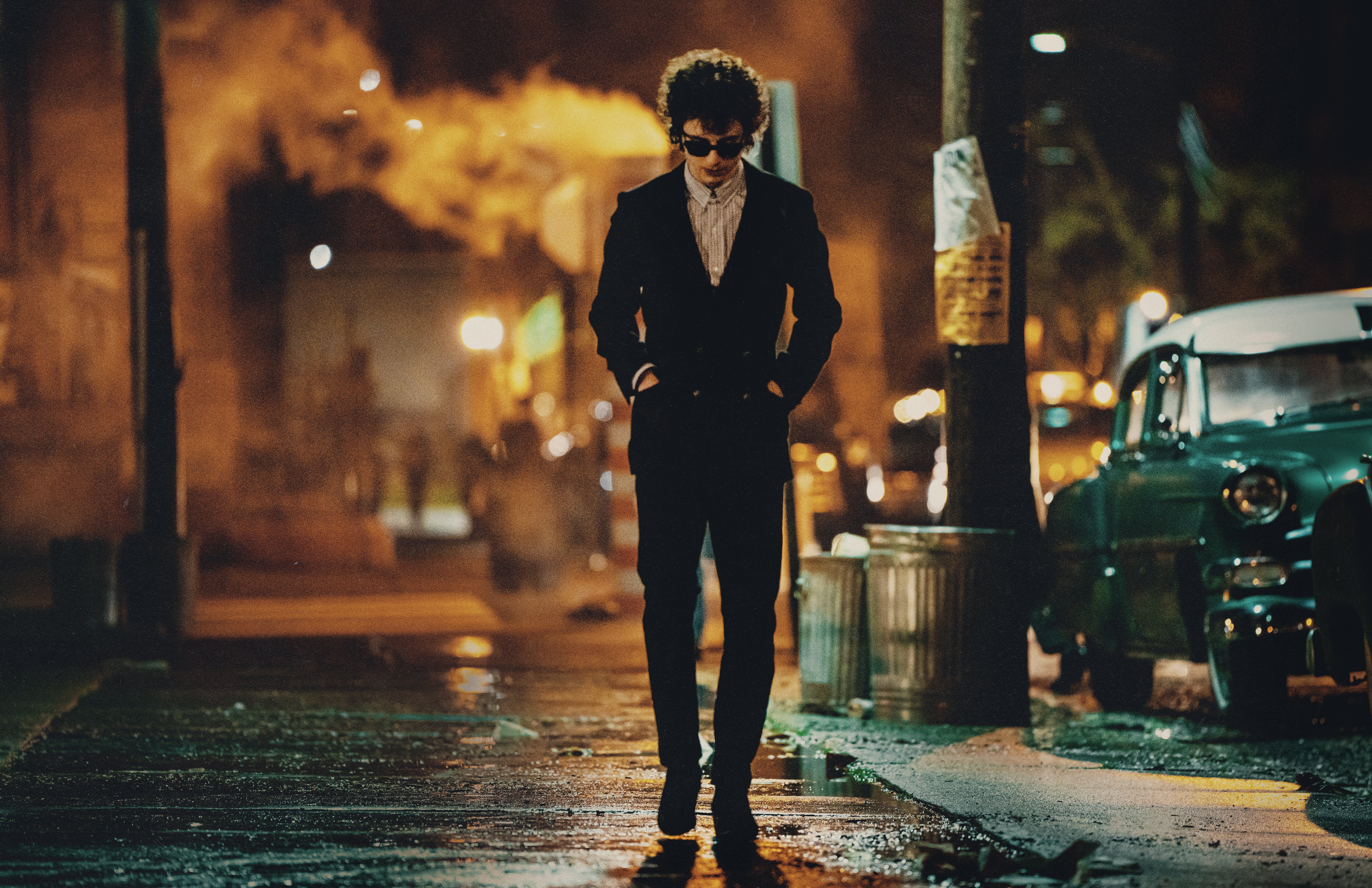 Timothée Chalamet Embodies Bob Dylan in James Mangold's Biographical Film