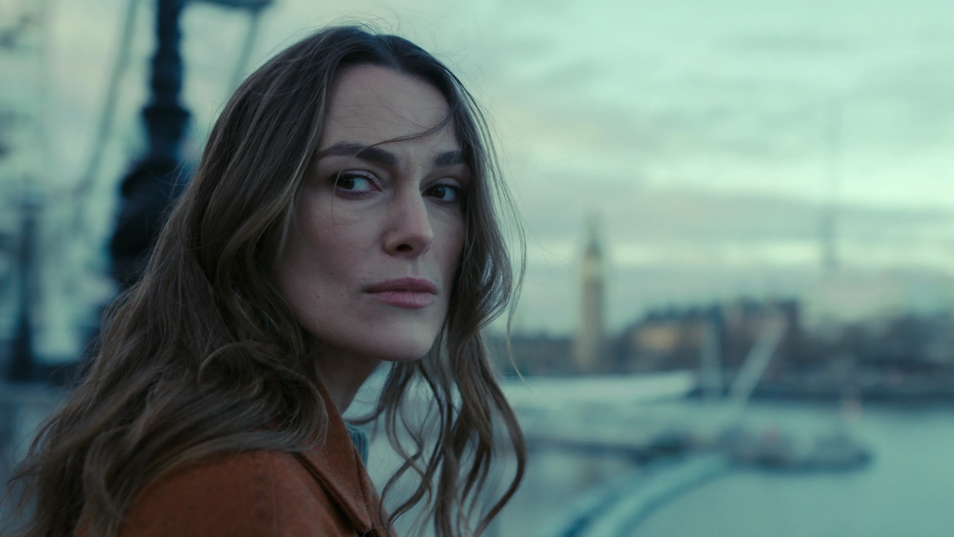 Keira Knightley as a Deadly Spy